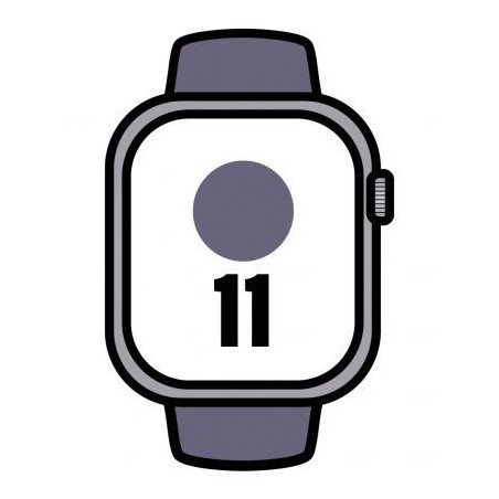 Apple Watch Series 11/ GPS/ 46mm/ Plata/ Correa Deportiva Ni | APLIUM