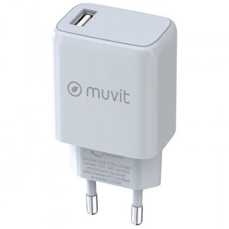 Cargador de Pared Muvit For Change MCACC0002/ 1xUSB/ 15W | APLIUM