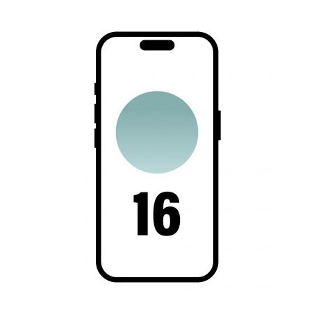 Smartphone Apple iPhone 16 128GB/ 6.1"/ 5G/ Verde Azulado | APLIUM