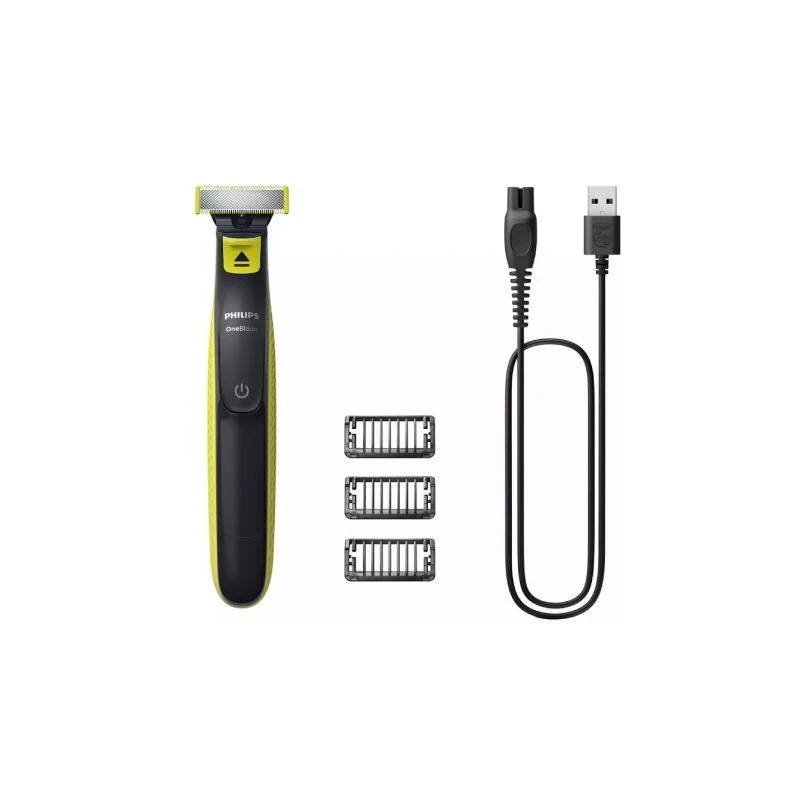Cortabarbas Philips Oneblade QP2724/10/ con Batería/ 3 Acces | APLIUM
