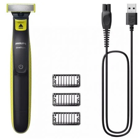 Cortabarbas Philips Oneblade QP2724/10/ con Batería/ 3 Acces | APLIUM