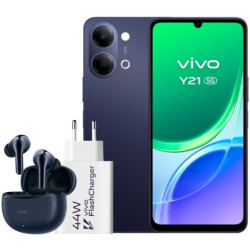 Smartphone Vivo Y21 4GB/ 256GB/ 6.74"/ 5G/ Negro/ Incluye Ca | APLIUM