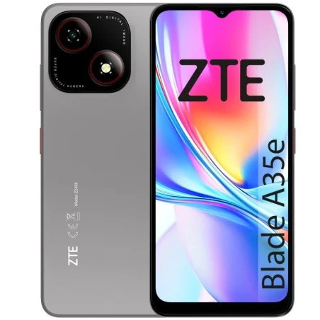 Smartphone ZTE Blade A35E 2GB/ 64GB/ 6.52"/ Gris Oscuro | APLIUM