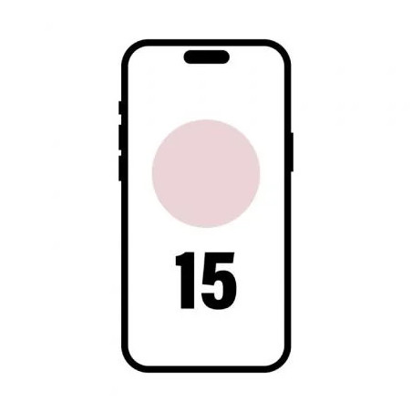 Smartphone Apple iPhone 15 128Gb/ 6.1"/ 5G/ Rosa | APLIUM