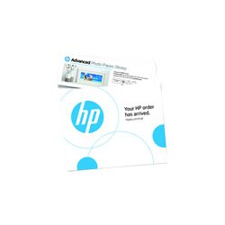 HP Advanced Papel fotográfico con brillo - papel fotográfico brillante - brillante - 10 hoja(s) - 102 x 305 mm