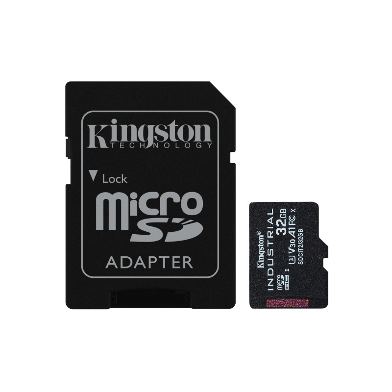 32GB microSDHC Industrial Card+SDAdapter