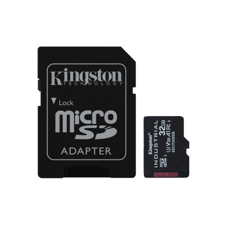 32GB microSDHC Industrial Card+SDAdapter
