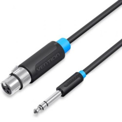 Cable Estéreo Vention BBEBF/ Jack 6.5 Macho - XLR Hembra/ 1m | APLIUM