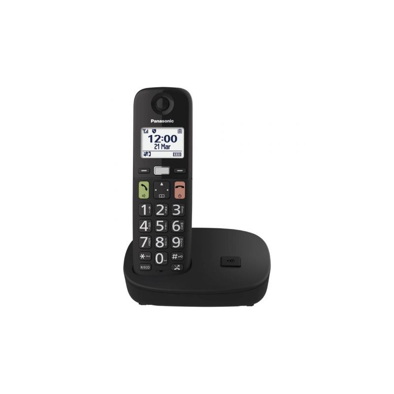 Teléfono Inalámbrico Panasonic KX-TGU110/ Negro | APLIUM