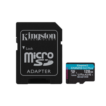128GB microSDXC Canvas Go Plus Card+ADP