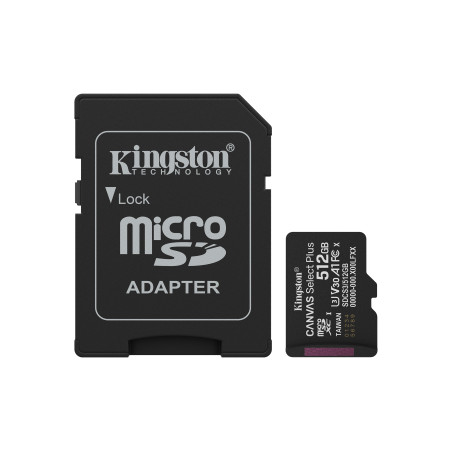 512GB microSDXC Canvas Select Card+ADP