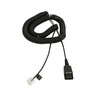 Jabra coiled MOD QD cord with RJ 45