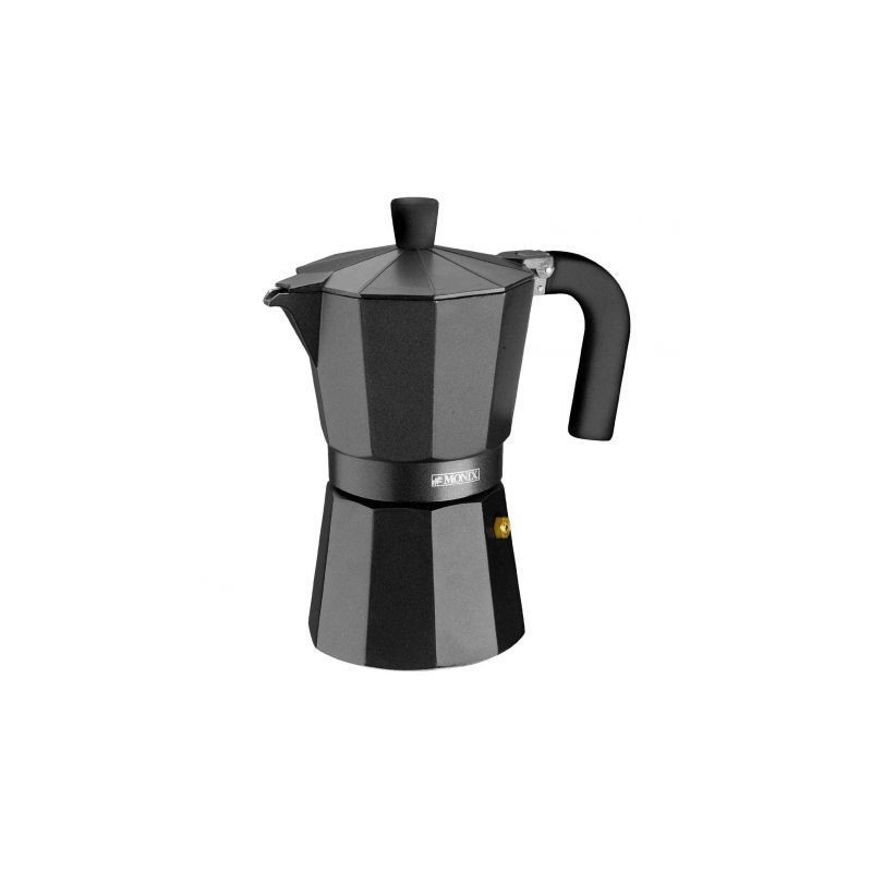 Cafetera Italiana Monix Noir M640006/ 6 Tazas/ Negra | APLIUM