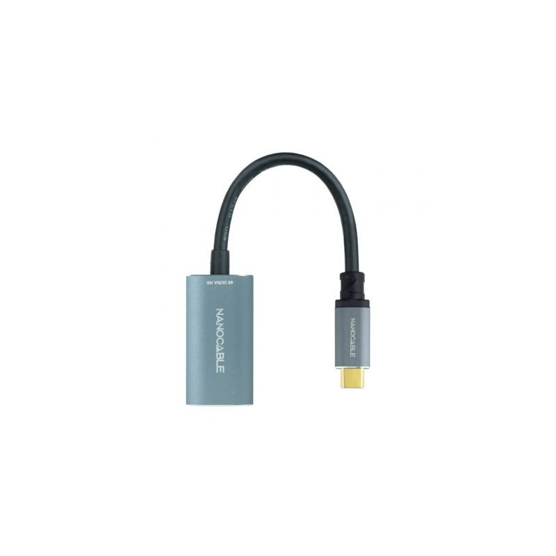 Conversor Nanocable 10.16.4104-G/ USB Tipo-C Macho - Display | APLIUM