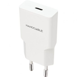 Cargador de Pared Nanocable 10.10.2024/ 1xUSB Tipo-C/ 25W/ B | APLIUM