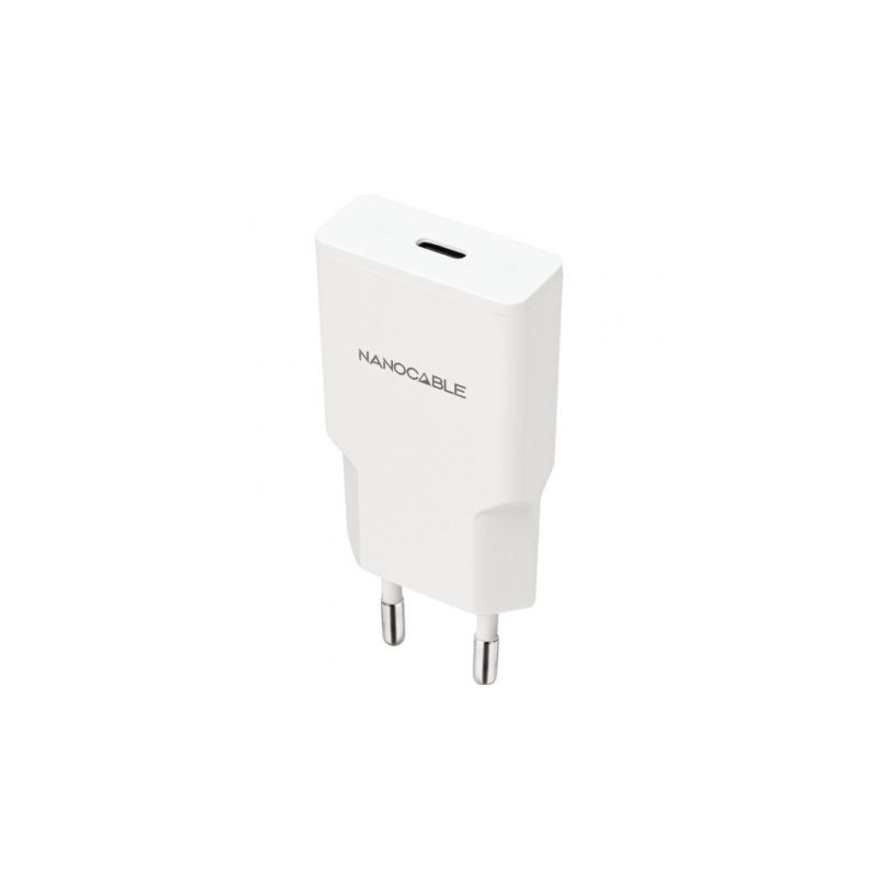 Cargador de Pared Nanocable 10.10.2024/ 1xUSB Tipo-C/ 25W/ B | APLIUM