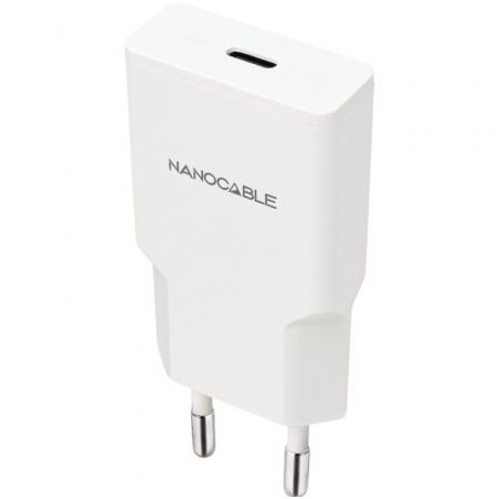 Cargador de Pared Nanocable 10.10.2024/ 1xUSB Tipo-C/ 25W/ B | APLIUM