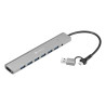 USB-C/A to 7 x USB 3.0 Hub