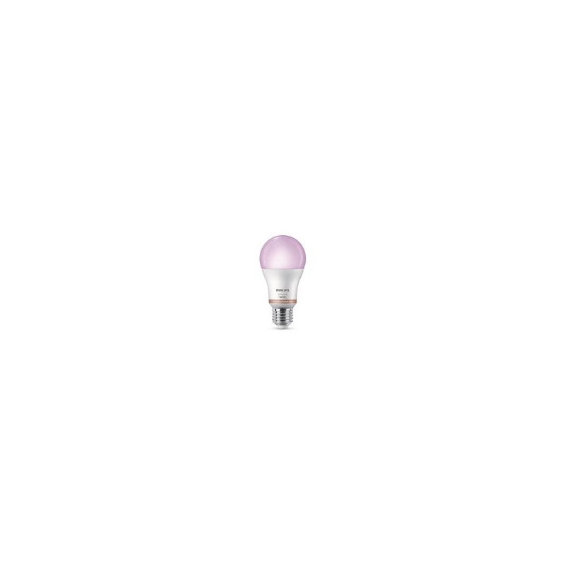 Philips - bombilla LED - forma: A60 - escarchado acabado - E27 - 12.5 W - luz multicolor - 2200-6500 K