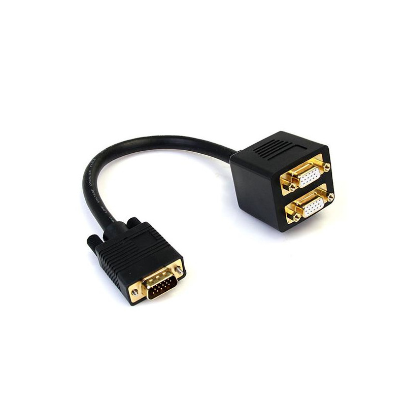 1 ft VGA to 2x VGA Video Splitter Cable