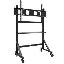 Soporte de Suelo Ajustable con Ruedas TooQ FS20105M-B para T | APLIUM