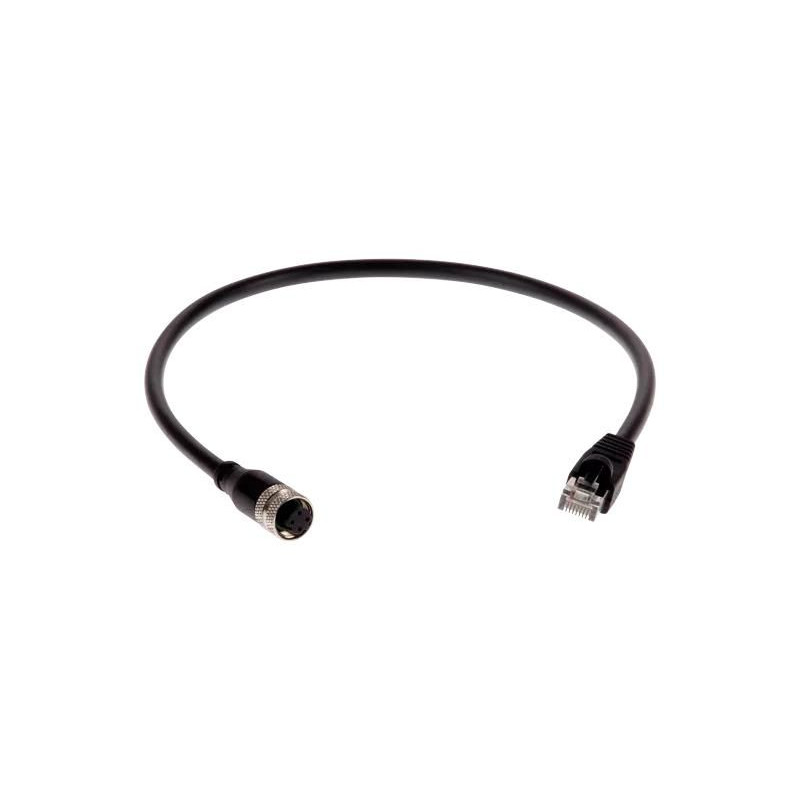 M12(F)-RJ45(M) Cable 0.5M (1.6F Cable 0.5M (1.6FT) | APLIUM