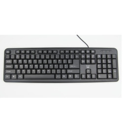 Ewent Teclado Standard Slim USB Negro (EW3109) | APLIUM