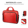 SUBBLIM Maletín Ordenador Oxford Laptop Bag 15,4-16" Red | APLIUM