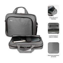 SUBBLIM Maletín Ordenador Oxford Laptop Bag 11-12,5" Grey | APLIUM