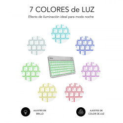 SUBBLIM Teclado Retroiluminado Bluetooth Smart Backlit BT Ke | APLIUM