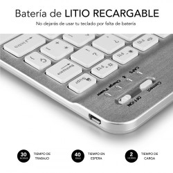 SUBBLIM Teclado Retroiluminado Bluetooth Smart Backlit BT Ke | APLIUM