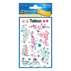 Sobre Con 1 Hoja 76X120MM Y 9 Pegatinas Tatoo Moda Avery 567 | APLIUM
