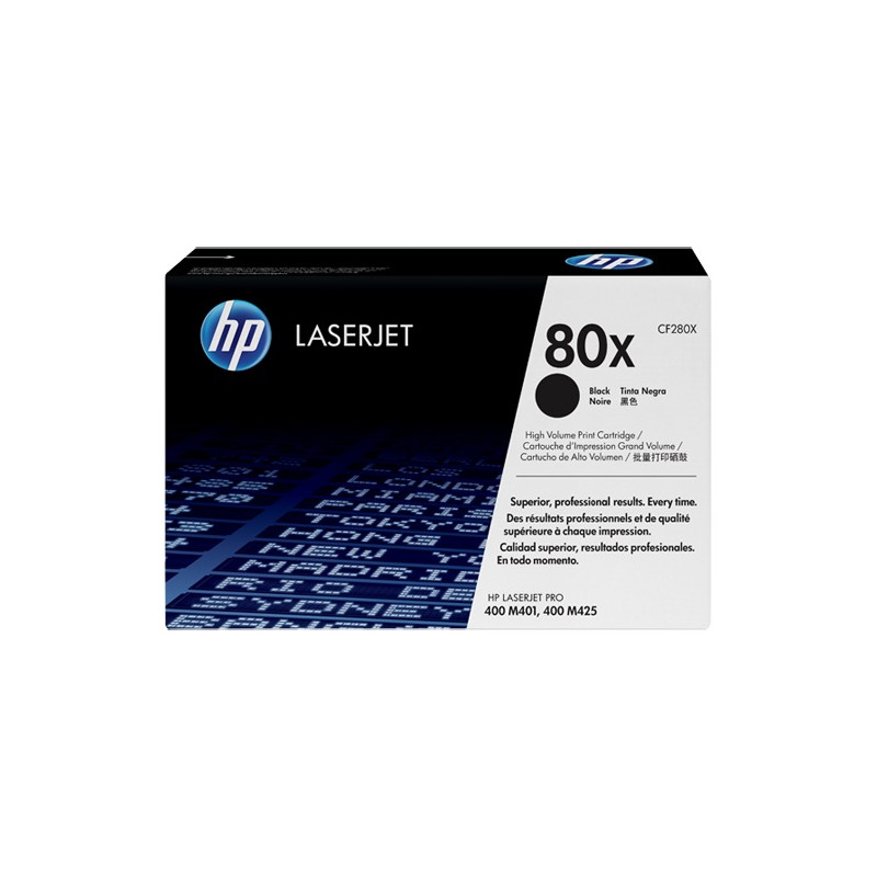 K/HP 80X Black LaserJet Toner Cartridge