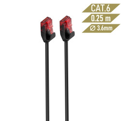 Ewent IM1046 cable de red 2 m Cat6 U/UTP (UTP) Negro | APLIUM