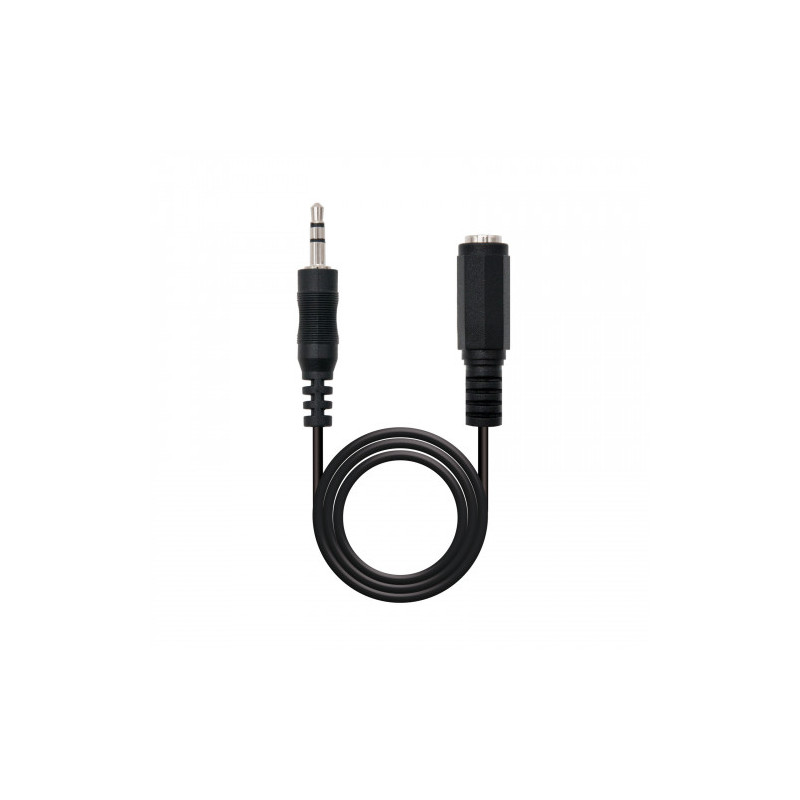 Nanocable 10.24.0205 cable de audio 5 m 3,5mm Negro | APLIUM