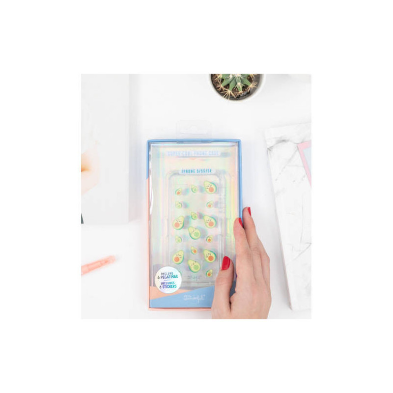 Carcasa Transparente iPhone Se-aguacates Mr. Wonderful WOA09 | APLIUM