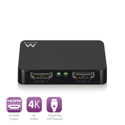 Ewent EW3720 divisor de video HDMI 2x HDMI | APLIUM