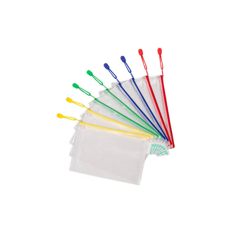Pack De 8 Bolsas Zipper Multiusos Pvc - Con Cierre Cremaller | APLIUM