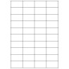 Caja 100 Hojas Etiquetas Blancas Sin MÁRGENES-LÁSER/INYECCIÓ | APLIUM