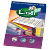 Caja 70 Hojas Etiquetas Amarillo Fluorescente Con MÁRGENES-L | APLIUM