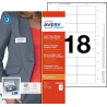 Caja 10 Portanombres Polar Badge Antracita Con IMÁN–30 X 65 | APLIUM