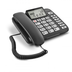 Gigaset DL 580 teléfono Teléfono analógico Negro Identificad | APLIUM