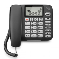 Gigaset DL 580 teléfono Teléfono analógico Negro Identificad | APLIUM