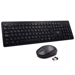 Ewent EW3256 teclado RF inalámbrico QWERTY Español Negro | APLIUM