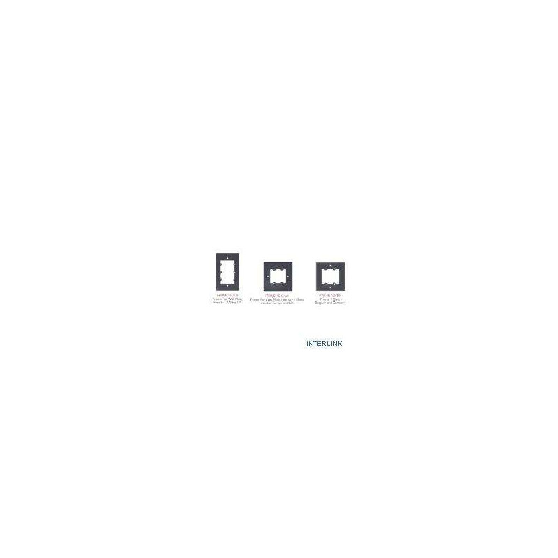 Frame Para Wall Plate Insercion 1 Altura 1G/EUK(W) Kramer | APLIUM