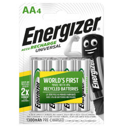 Blister 4 Pilas Recargables Universal Potencia 1300 Mah Tipo | APLIUM