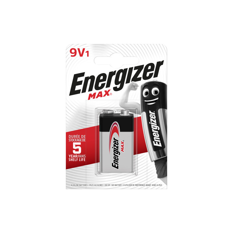 Energizer Max – 9V Batería de un solo uso Alcalino | APLIUM
