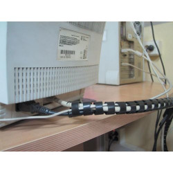 Organizador Cables Zip 2M Negro Fellowes 99439 | APLIUM