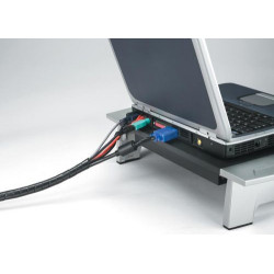 Organizador Cables Zip 2M Negro Fellowes 99439 | APLIUM