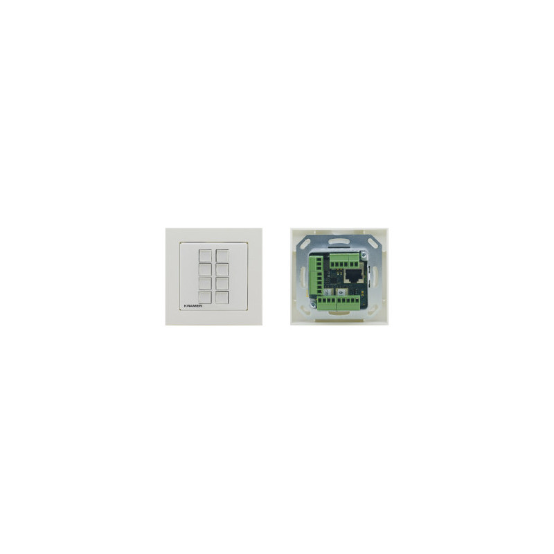 Kramer Electronics RC-208/EU-80/86(W) botonera Blanco | APLIUM